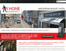 Tablet Screenshot of amsterdambudgethotel.com